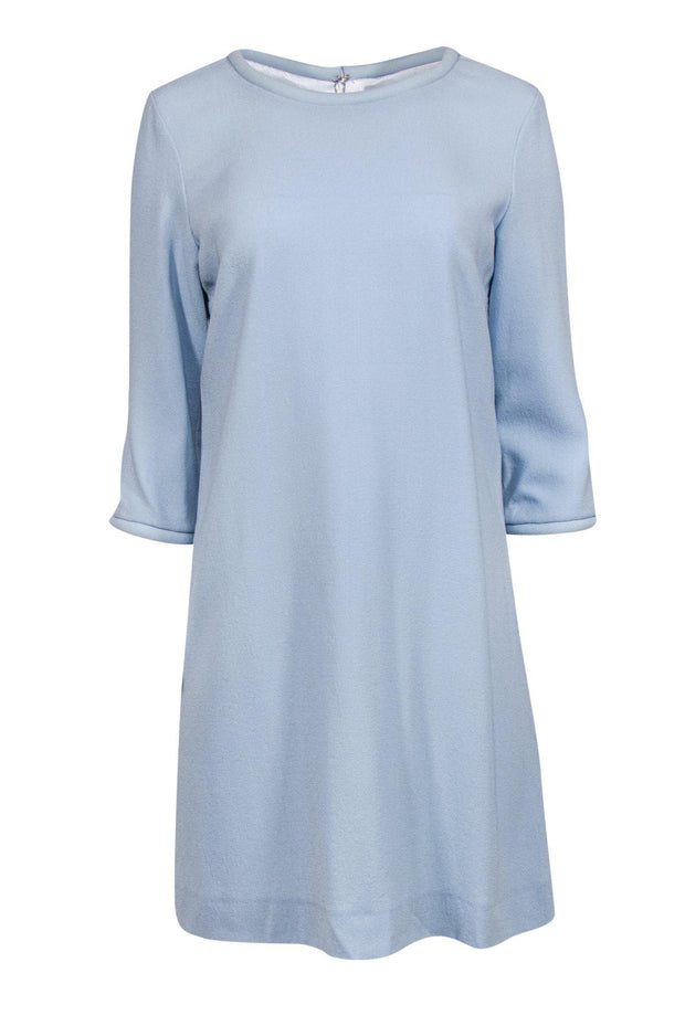 Current Boutique-Goat - Light Blue Wool Shift Dress Sz 8