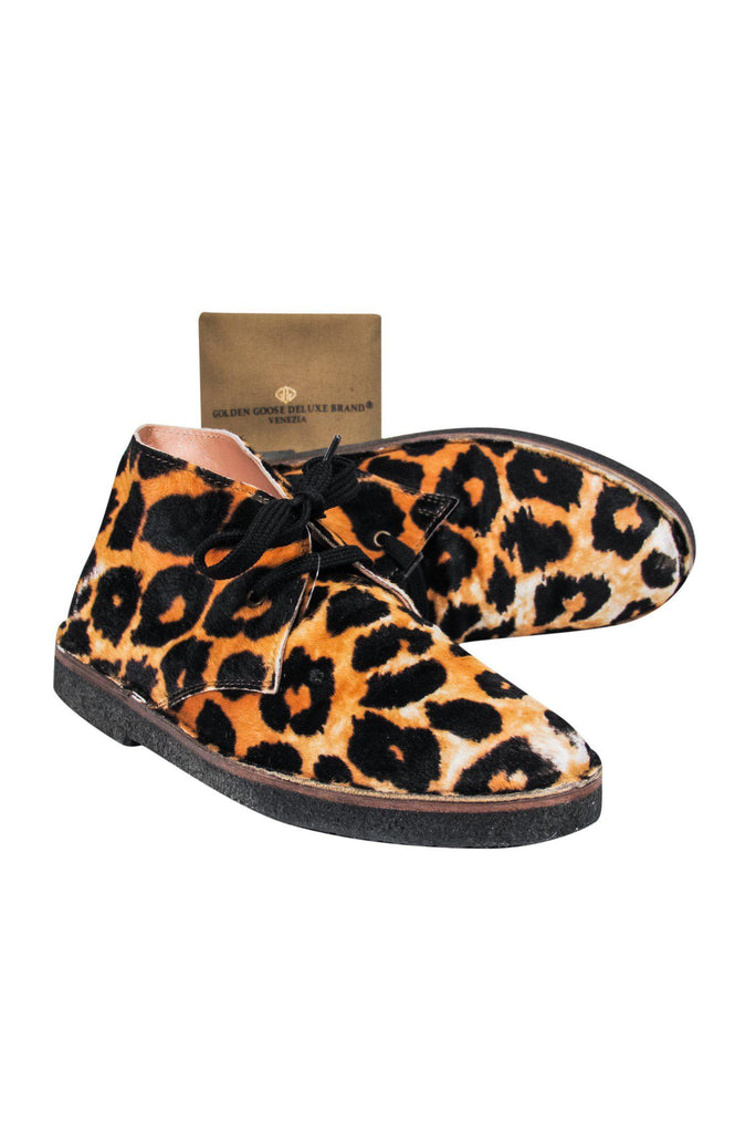 Pre-owned Dolce & Gabbana Multicolor Leopard Calfhair Croc And