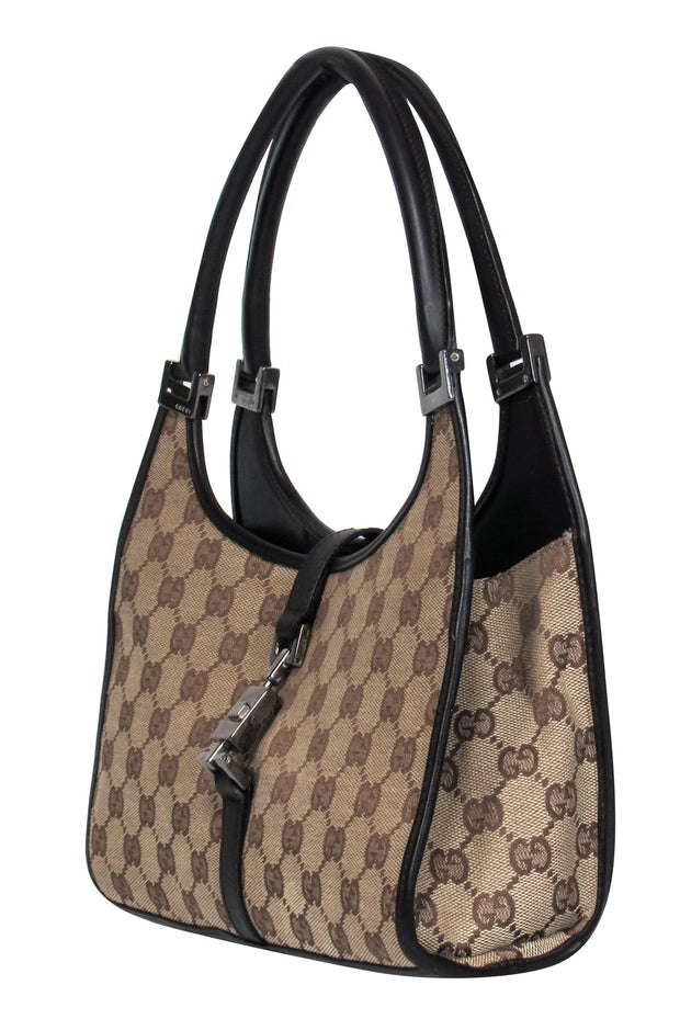 Current Boutique-Gucci - Brown Monogram “Jackie” Handbag