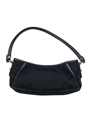 Current Boutique-Gucci - Vintage Black Canvas Logo Embossed Mini Handbag