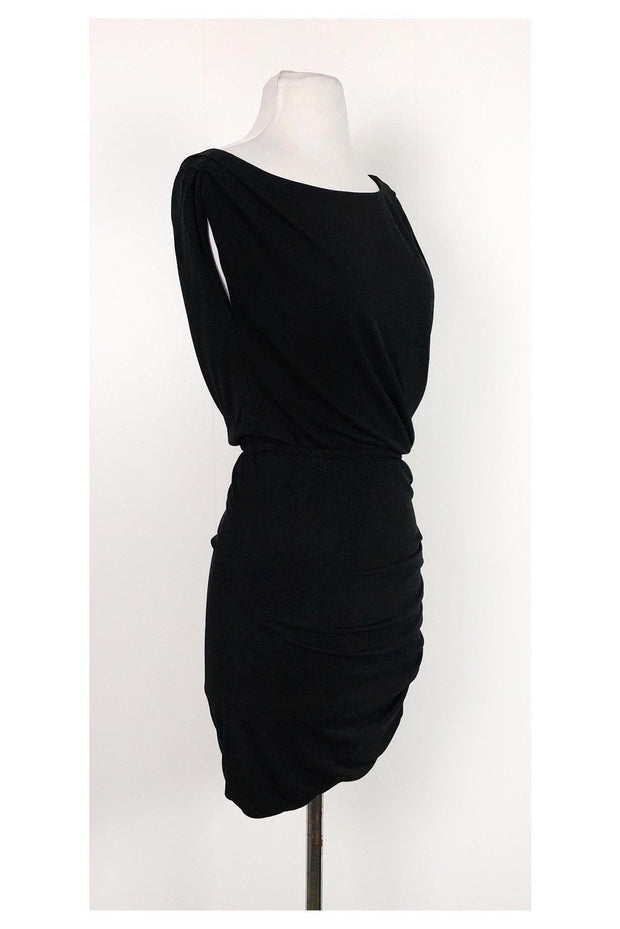 Current Boutique-Halston Heritage - Black Gathered Dress Sz XS