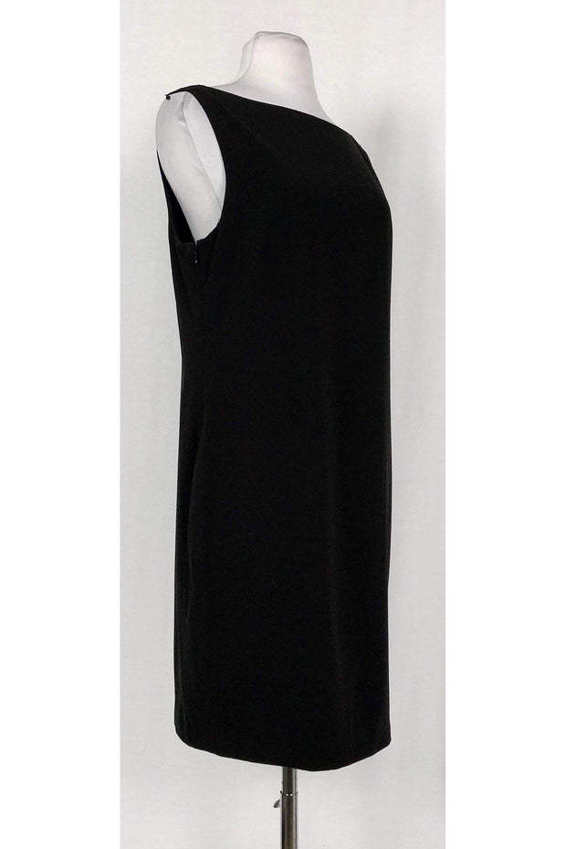 Current Boutique-Halston Heritage - Black One Shoulder Dress Sz 12