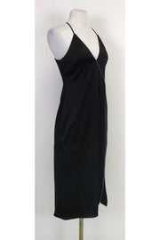 Current Boutique-Halston Heritage - Black Silver Trim Dress Sz 0