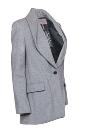 Current Boutique-Halston Heritage - Gray Wool Blend Oversized Coat Sz S