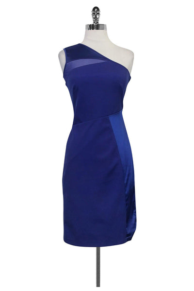 Current Boutique-Halston Heritage - Purple One Shoulder Dress Sz XS