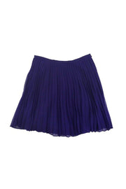 Current Boutique-Halston Heritage - Purple Pleated Skirt Sz 4