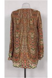Current Boutique-Haute Hippie - Multicolor Draped Silk Top Sz XS