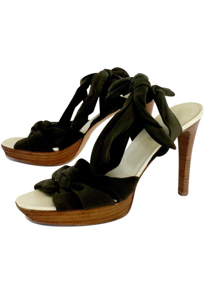 Women Sandals Gladiator Stiletto High Heels Army Green Shoes Woman Big Size  4-20 | eBay