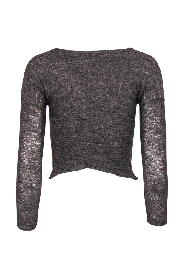 Current Boutique-Helmut Lang - Smokey Grey Alpaca Blend Sweater Sz S