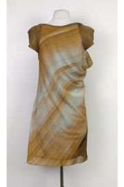 Current Boutique-Helmut Lang - Tan Print Dress Sz XS