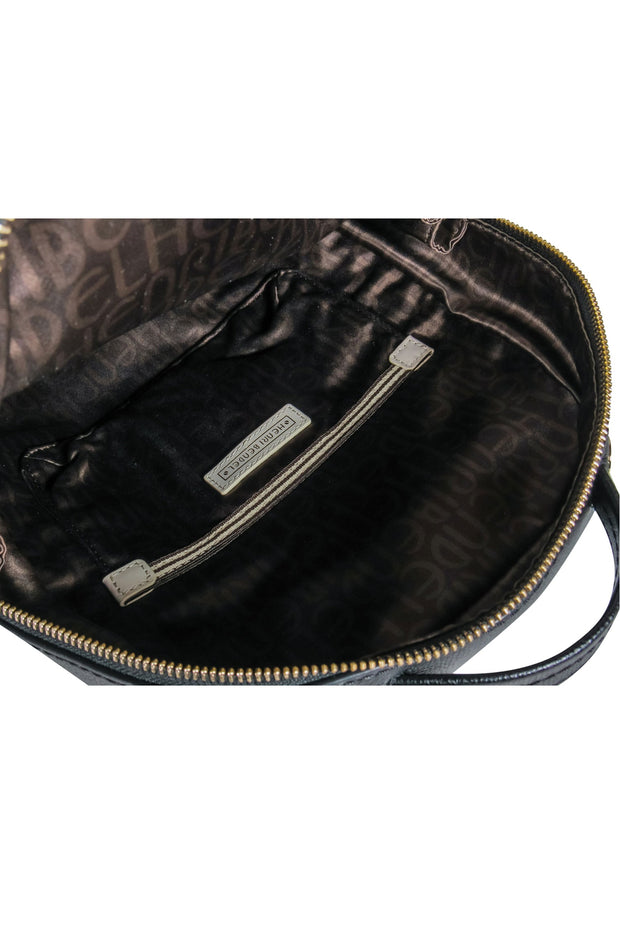 Current Boutique-Henri Bendel - Black Textured Leather Backpack