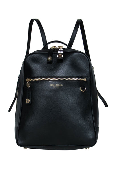 Current Boutique-Henri Bendel - Black Textured Leather Backpack