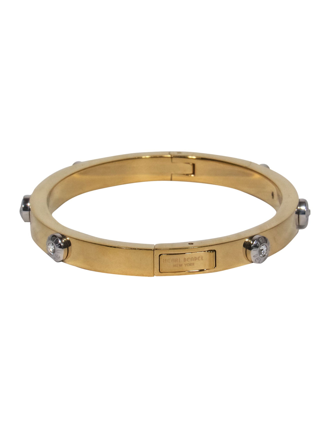 Hot Henri Bendel 1895 Narrow Hinged enamel bangle