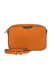 Current Boutique-Henri Bendel - Orange Leather Structured Crossbody