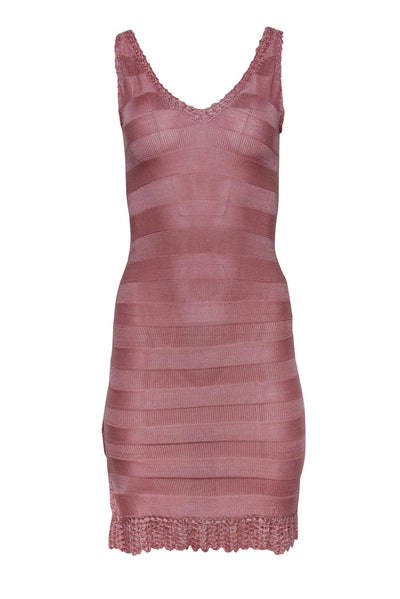 Current Boutique-Hernan Zajar - Pink Sleeveless Knit Dress Sz XS