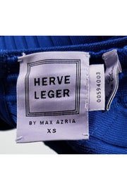 Current Boutique-Herve Leger - Blue Bandage Dress Sz XS
