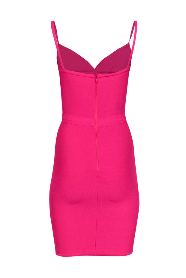 Herve Leger - Hot Pink Sleeveless Bandage-Style Bodycon Dress Sz S –  Current Boutique