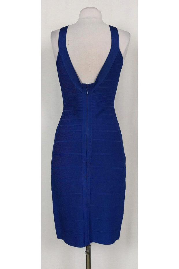 Current Boutique-Herve Leger - Royal Blue Bandage Dress Sz L