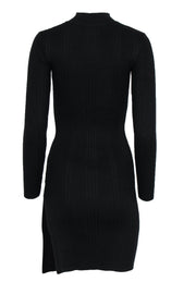 Current Boutique-House of Harlow 1960 x Revolve - Black Ribbed Knit Keyhole Cutout Bodycon Dress Sz XS