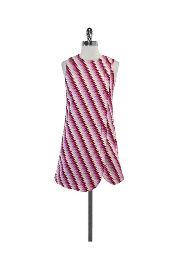 Current Boutique-House of Holland - Pink & White Cotton Blend Dress Sz 2
