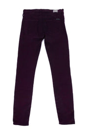 Current Boutique-Hudson - Purple Nico Super Mid Rise Skinny Jeans Sz 25