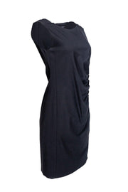 Current Boutique-Hugo Boss - Black Dress w/ Pintuck Detail Sz 4