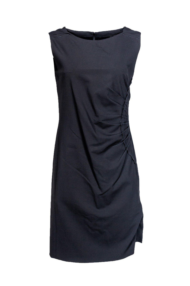 Current Boutique-Hugo Boss - Black Dress w/ Pintuck Detail Sz 4