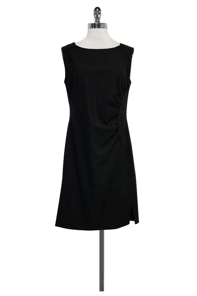 Current Boutique-Hugo Boss - Black Dress w/ Pintuck Detail Sz 6