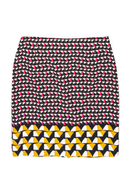 Current Boutique-Hugo Boss - Multicolored Geometric Skirt Sz 14