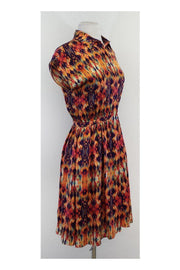 Current Boutique-ICB - Multicolor Print Silk Dress Sz 0