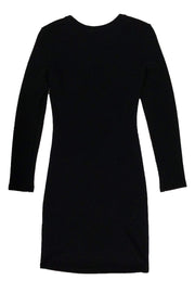 Current Boutique-IRO - Black Fitted Knit Dress Sz 4