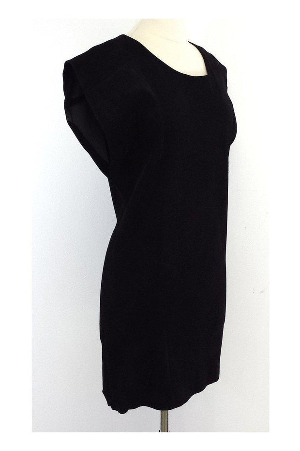 Current Boutique-IRO - Black Suede Shift Dress Sz XS