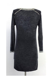 Current Boutique-IRO - Grey & White Sweatshirt Dress Sz 2