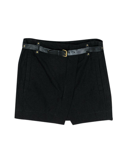 Current Boutique-Isabel Marant - Black Envelope Skirt w/ Belt Sz S