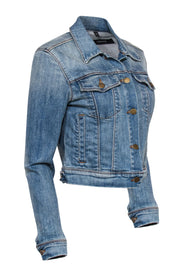 Current Boutique-J Brand - Medium Wash Button-Up Denim Jacket Sz S