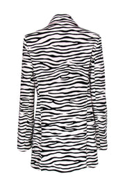 Current Boutique-J. McLaughlin - Zebra Print Coat w/ Pink Lining Sz 8