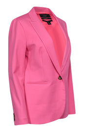 Current Boutique-J.Crew - Bright Pink "Baz" Single Button Cotton Blend Blazer Sz 8