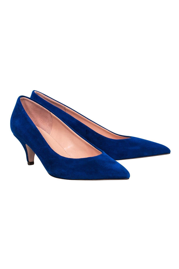 J crew hot sale suede pumps