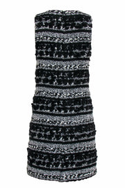 Current Boutique-J.Crew Collection - Black & White Sleeveless Textured Tweed Dress Sz 10