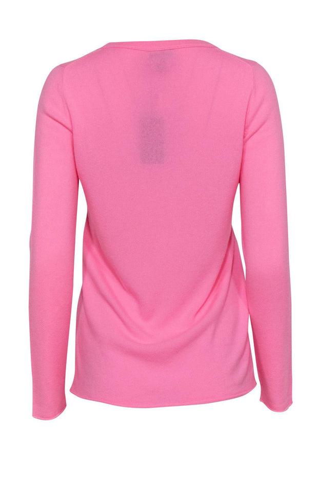 Current Boutique-J.Crew Collection - Bubblegum Pink Cashmere Sweater Sz M