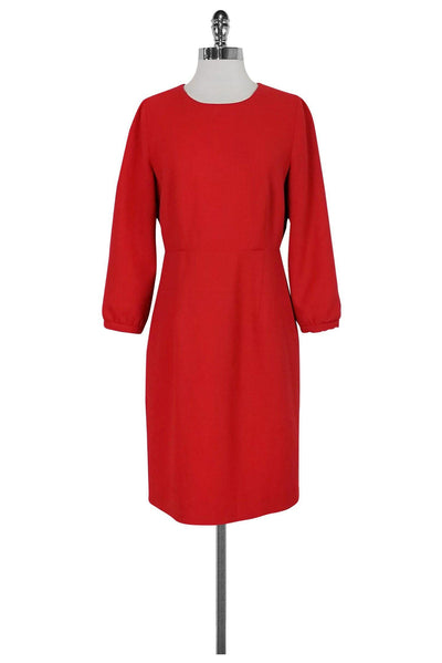 Current Boutique-J.Crew Collection - Red Orange Dress Sz 8