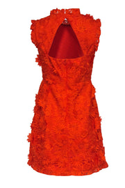 Current Boutique-J.Crew - Orange Sleeveless Dress w/ Floral Embroidery & Appliques Sz 6