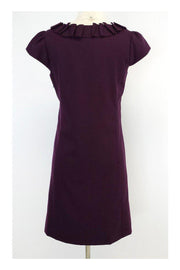 Current Boutique-J.Crew - Purple Wool Blend Shift Dress Sz 6