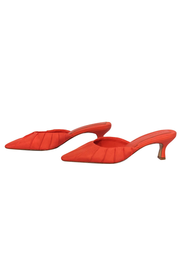 BCBGeneration Orange Suede Stiletto 4.25”-Heels Size: 7M - NEW | eBay