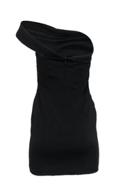 Current Boutique-Jay Godfrey - Black One Shoulder Dress Sz 4