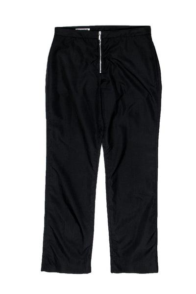 Current Boutique-Jil Sander - Black Nylon Skinny Pants Sz 0