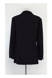 Current Boutique-Jil Sander - Black Wool Jacket Sz 10