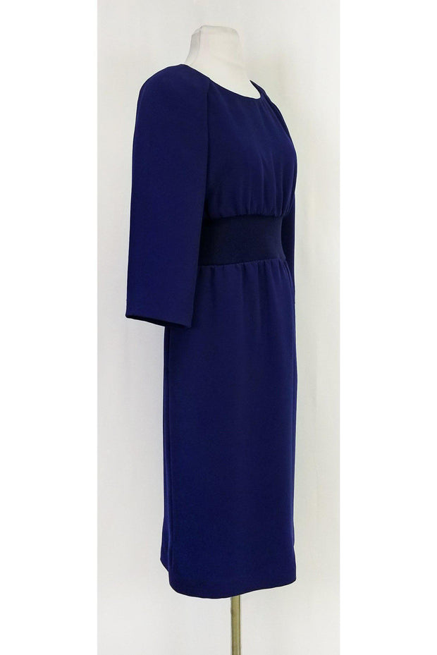 Goedaardig conversie Th Jil Sander - Blue 3/4 Sleeve Dress Sz 4 – Current Boutique