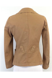 Current Boutique-Jil Sander - Tan Cotton Jacket Sz 0
