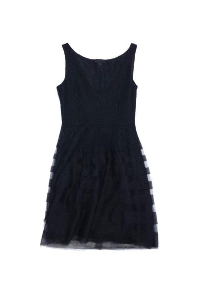 Current Boutique-Jill Stuart - Black Lace Sleeveless Dress Sz 0
